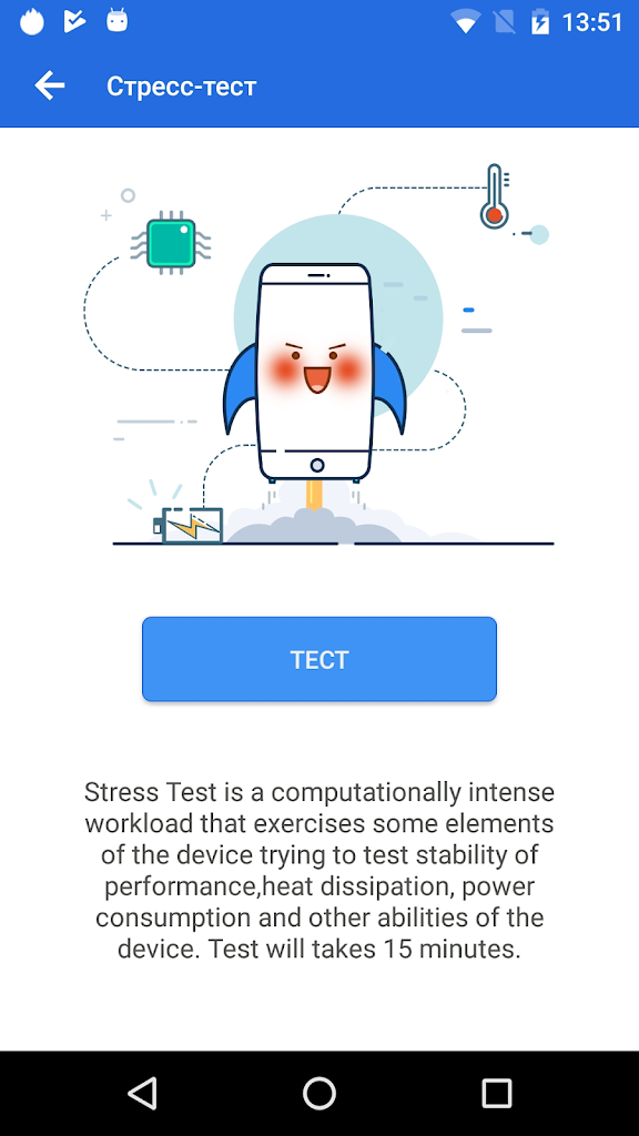 Стресс теста для телефона
